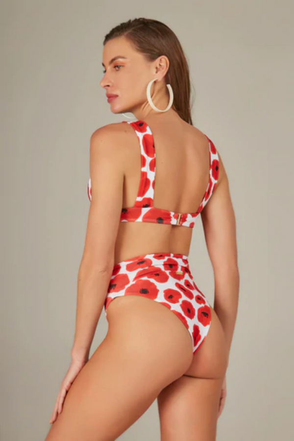 Mia Bikini in Poppy Print