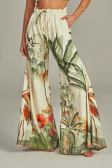 LYDIA PANTALON TROPICAL PARADISE PRINT