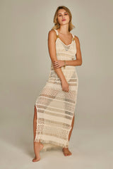 REGATA DRESS BEIGE LACE