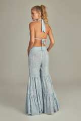 LAURA PANTS CIEL BLUE PRINT