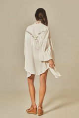 WESTERN RIVIERA SHIRT IN OFF WHITE